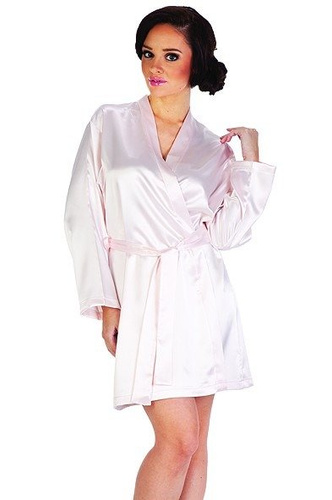 797 Classic szlafrok damski Forex - różowy