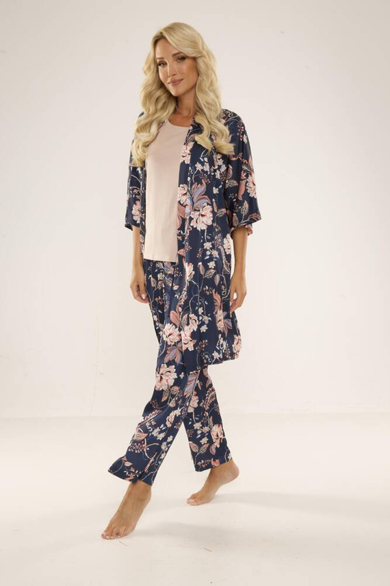 722 Lurdes Piżama damska De Lafense - granat