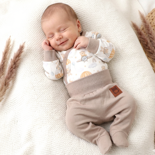 ABN-5501 Sky Journey Body kopertowe Nini | Bawełna organiczna dla noworodka