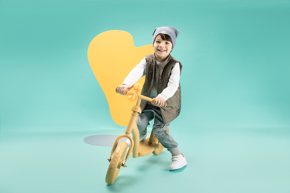 Fun Time Pinokio Kamizelka pikowana - zielony