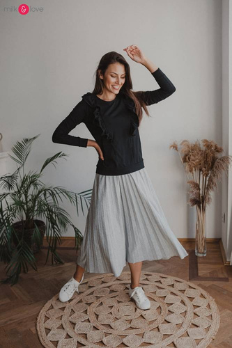 Milky Waves Milk&Love Bluzka do karmienia czarny