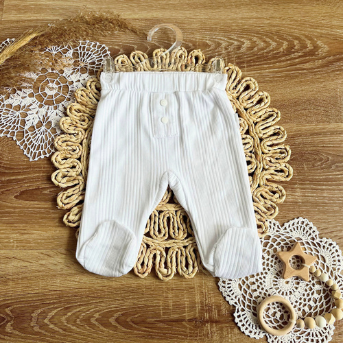 PDGB002 EkoBaby Mamatti Półśpiochy niemowlęce - biały