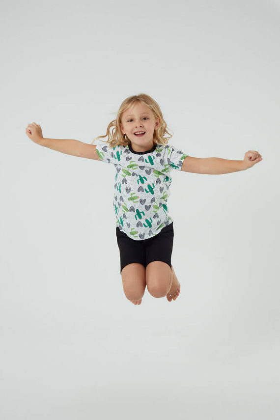 Picos Italian Fashion Piżama dziecięca - druk/czarny