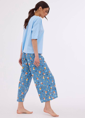 843/384 Alex Piżama damska Cornette niebieski