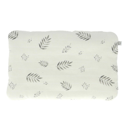 Poduszka muślinowa Blue leaves Yosoy - niebieski