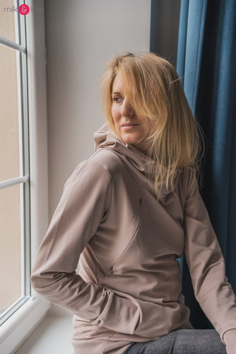 Milk Please Milk&Love bluza do karmienia dusty cedar