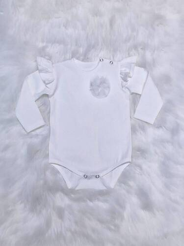 Rozalia Bambarillo Body z długim rękawem ecru