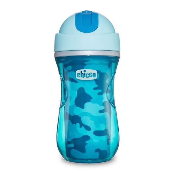 Termiczny kubek z silikonową rurką 266 ml  14m+ Chicco