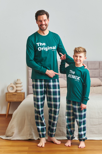 7341 Doctor Nap – Piżama męska „The Original” | 100% bawełna, polska produkcja - emerald
