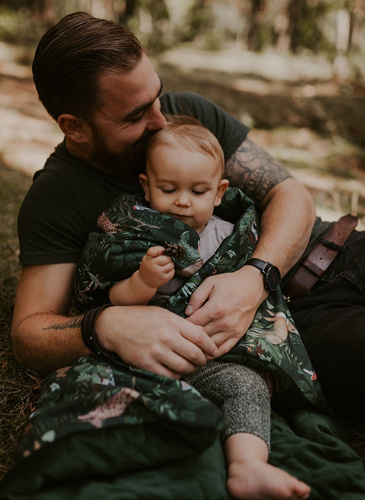 Kocyk Przedszkolaka/Średniaka Woodland - Velvet  Makaszka