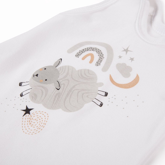 Mellow Ewa Klucze Śpiochy niemowlęce- biały