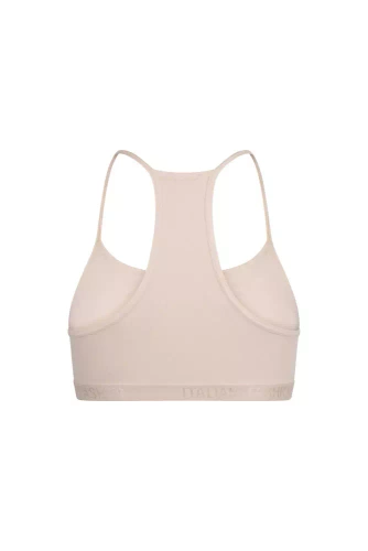 Nikola Italian Fashion Stanik dziewczęcy, wąskie ramiączko - pudrowy