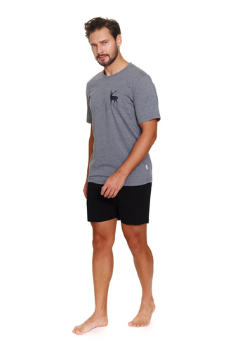 7235 Piżama Męska Doctor Nap - dark grey