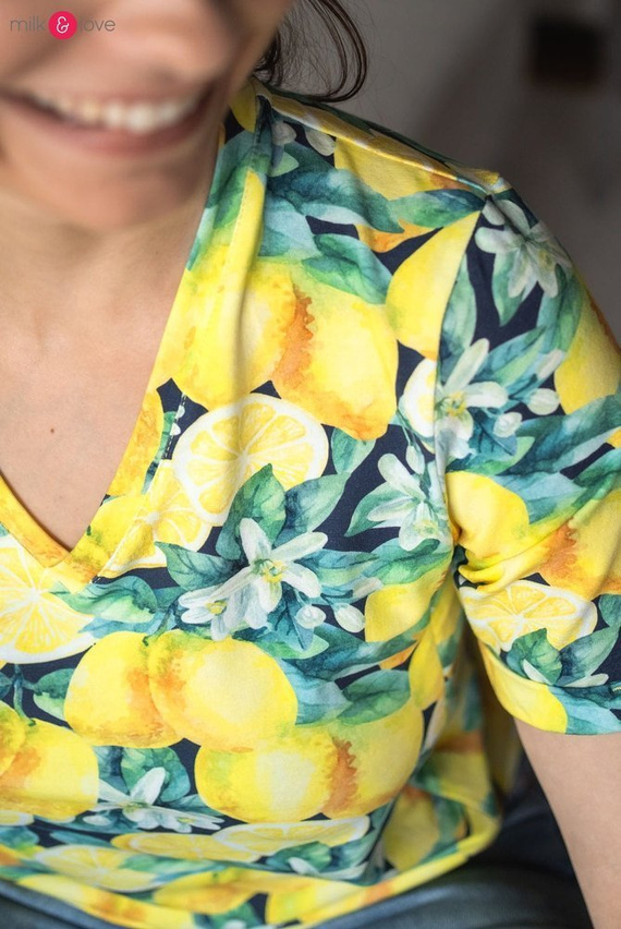 Bluzka do karmienia Boob Milk&Love żółty