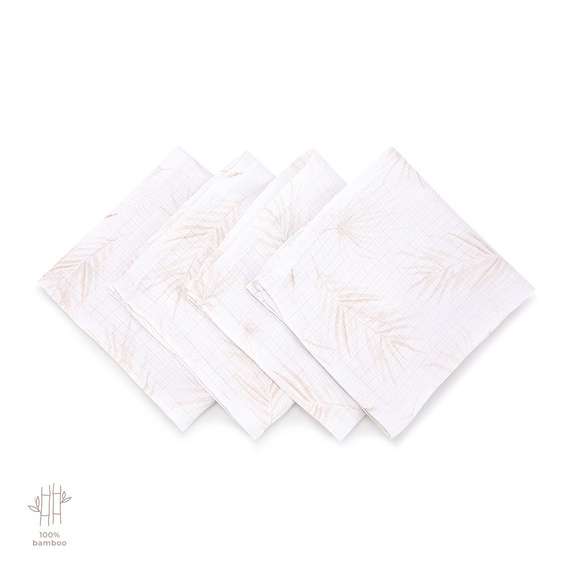Chusteczki 100% Bamboo Muślin Lightness Makaszka