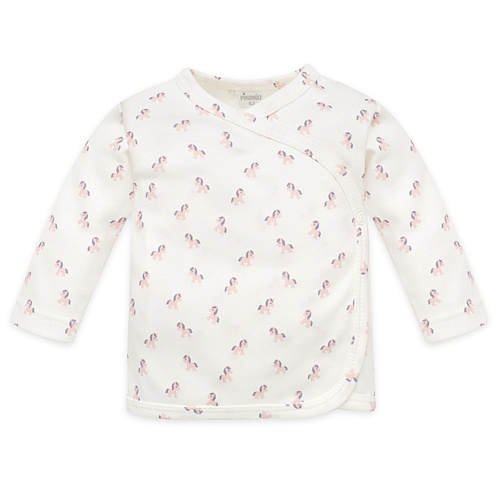 Lovely Day Pinokio Kaftanik niemowlęcy - ecru koniki