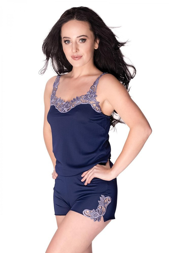 6246 Megan piżama damska Mewa granatowy
