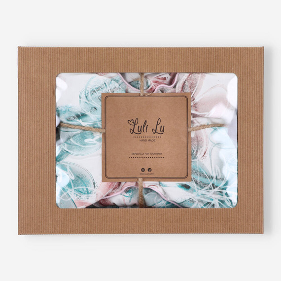 LUL-0038 Big Flowers Śpiworek niemowlęcy z poduszką Luli Lu