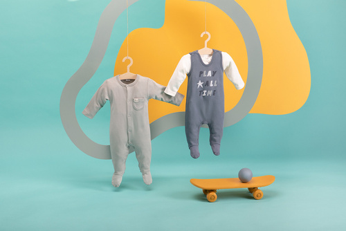 Fun Time Pinokio Pajac niemowlęcy - mięta 