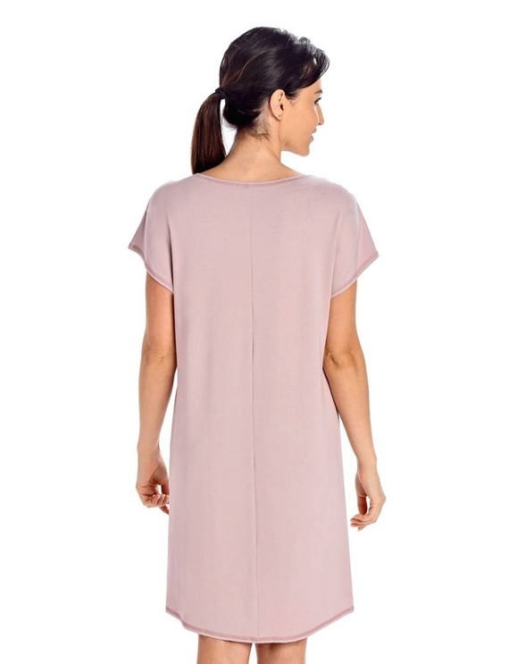 2810 Luzi koszula nocna, krótki rękaw Teyli - kakaowy