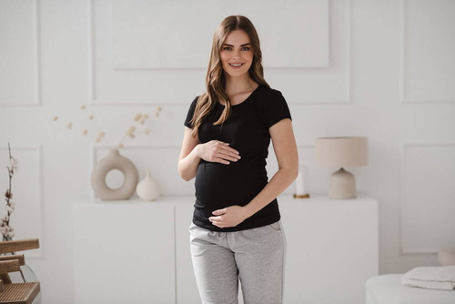 Belly Milk&Love bluzka ciążowa czarny 