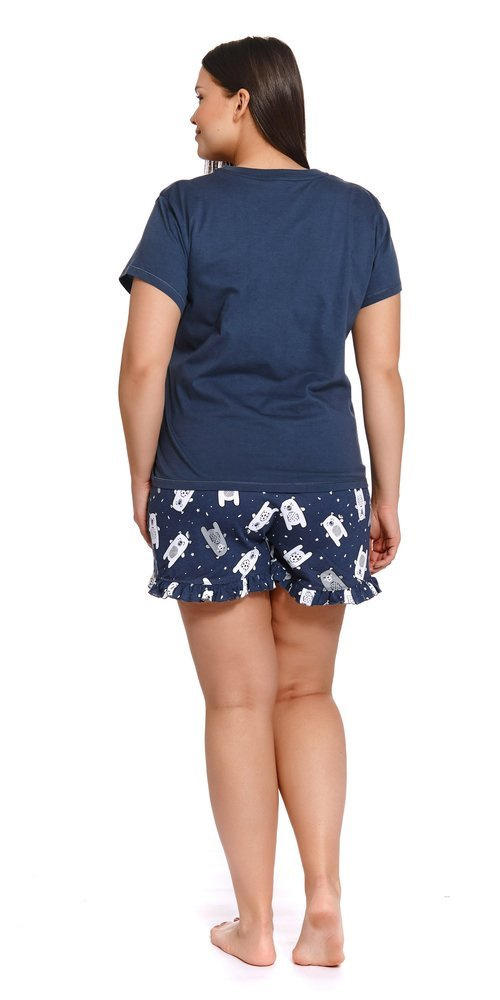 4219 Piżama Damska Doctor Nap - deep blue