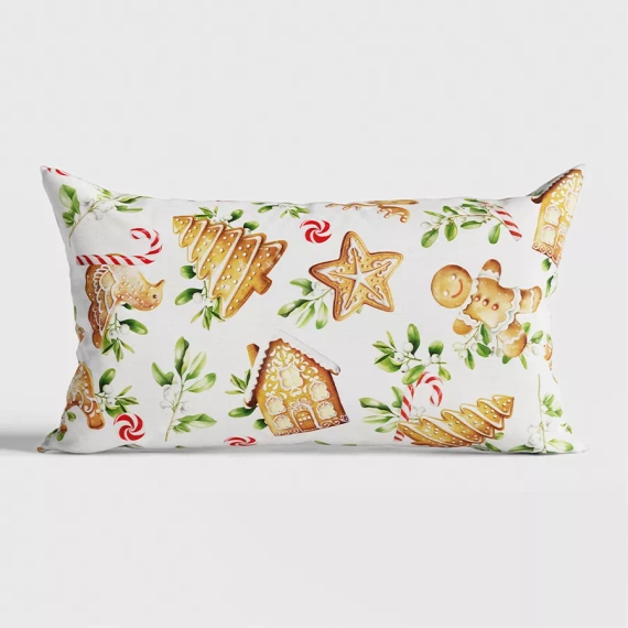 TBN016 Pierniki Poduszka świąteczna Markizeta biały
