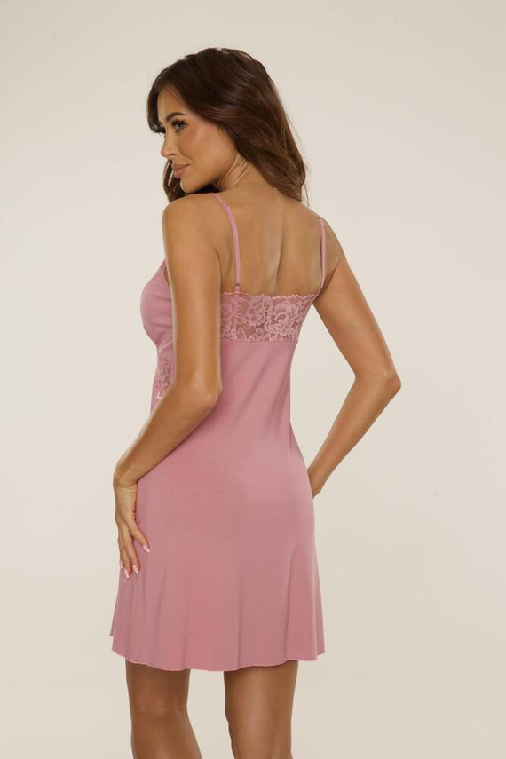 639 Noela Koszulka nocna De Lafense - brudny róż