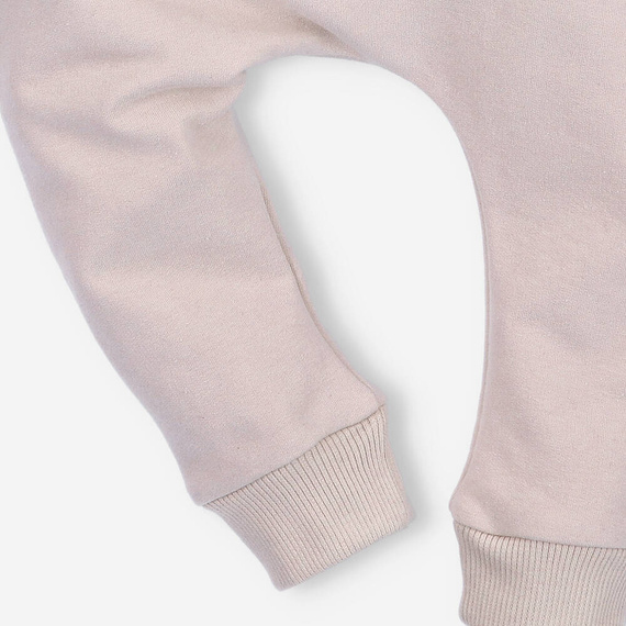 Pink Flowers Spodnie dresowe z bawełny organicznej Nini różowy