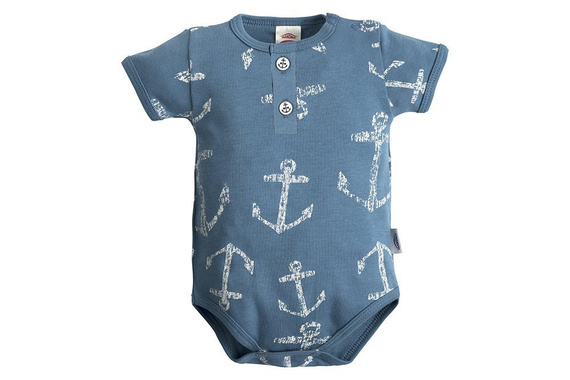 "BLUE SEA"  Makoma Body polo z krótkim rękawem niebieski 