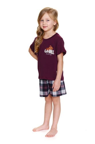 Piżama dziecięca 7202 Unisex Doctor Nap - burgundy