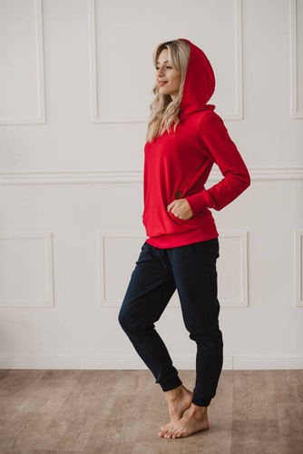 Milk Please Milk&Love bluza do karmienia czerwony