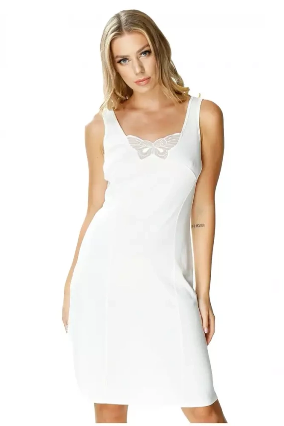 6278 Papilo halka koszula nocna damska Mewa ecru