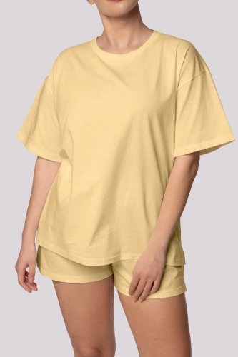 Bliss shortsleeve Piżama damska Mona żółty