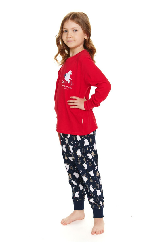 Piżama dziecięca 5264 "Frozen" Unisex Doctor Nap - red