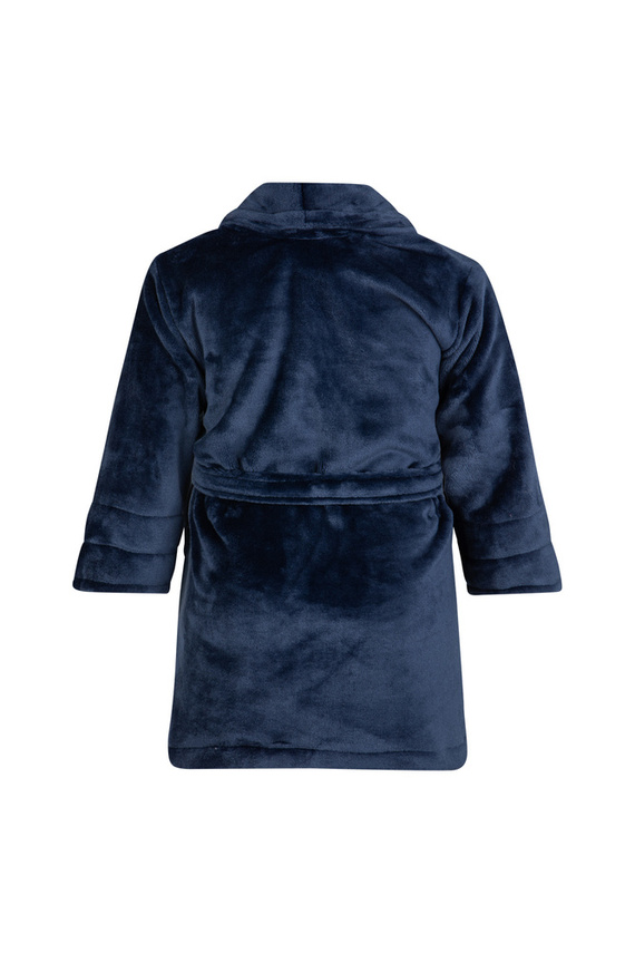 Calido Szlafrok dziecięcy polarowy ByShelly - granatowy