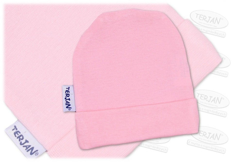 Czapka niemowlęca "Smerfetka" ozdobna - Zielony Terjan