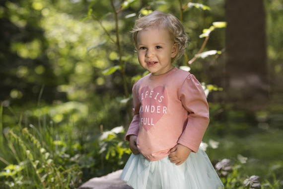 Bluzka niemowlęca Pinokio "Spring Light" -różowy