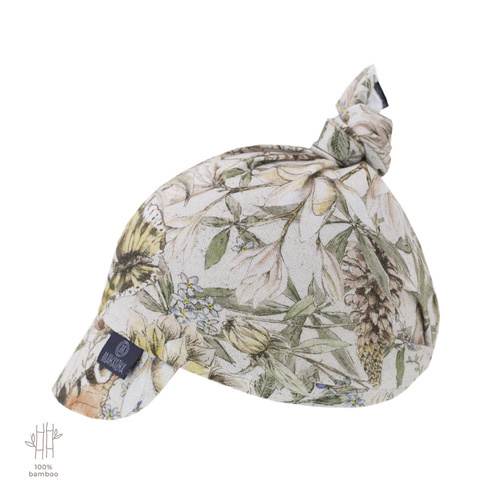 Dream Garden Chustka z daszkiem na gumce 100% Bamboo - Makaszka