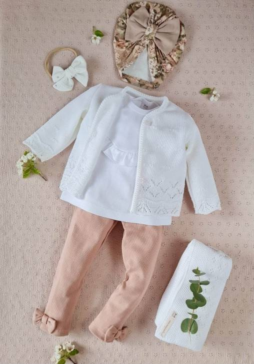 3411 Sophie Legginsy Marija - beżowy