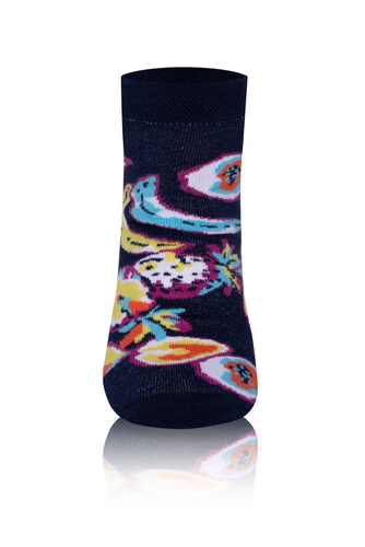 S139S Owoce Italian Fashion Skarpety - granatowy