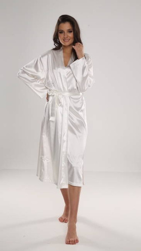 798 Classic szlafrok damski Forex - perłowy