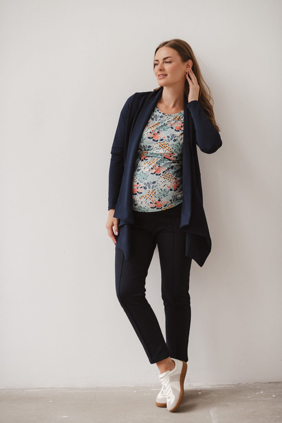 Mama Wrap Kardigan ciążowy Milk&Love granatowy