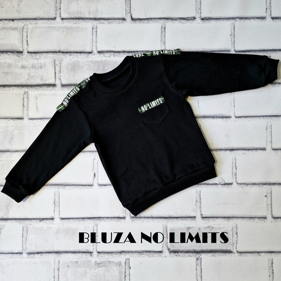 No limits Bambarillo bluza chłopięca - czarna 