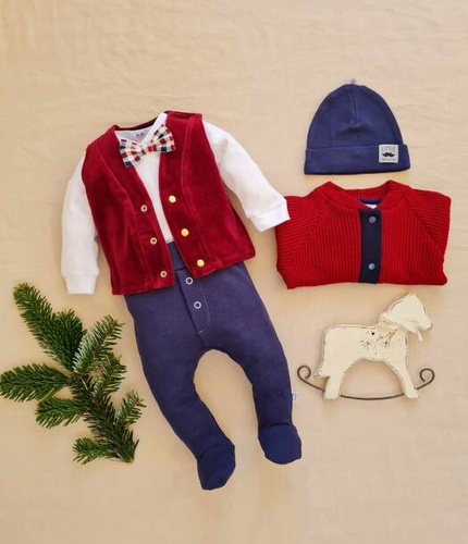 Komplet niemowlęcy Marija 0419LG Little Gentleman