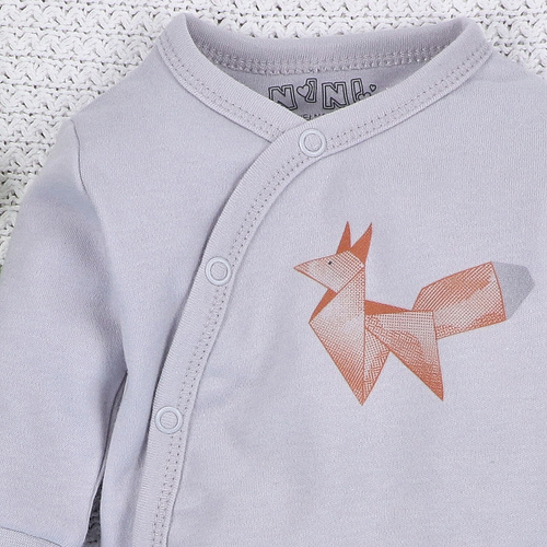 ABN-5382 Fun Origami Body kopertowe z bawełny organicznej Nini szary