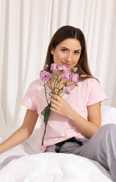 699 Piżama damska Regina - różowy