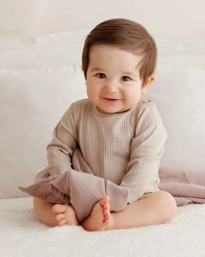 Bambini Koala Bluzka z długim rękawem - beżowa