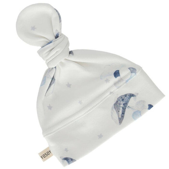 Czapeczka Dreaming Whales z bawełny organicznej Yosoy