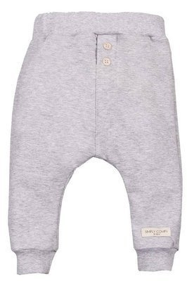 "Simply Comfy" Ewa Klucze Spodnie z guzikami - szary melanż